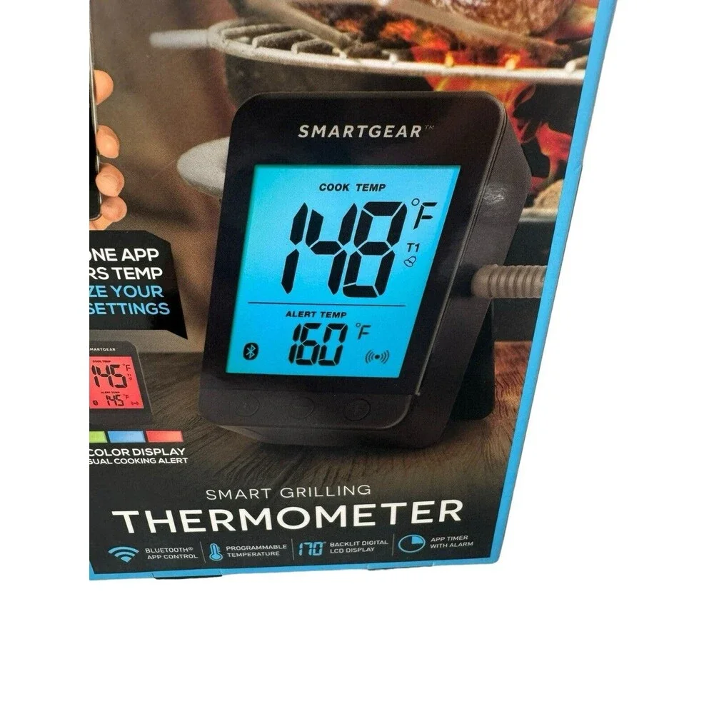 SmartGear Wireless Grilling Thermometer STG-6695-KB